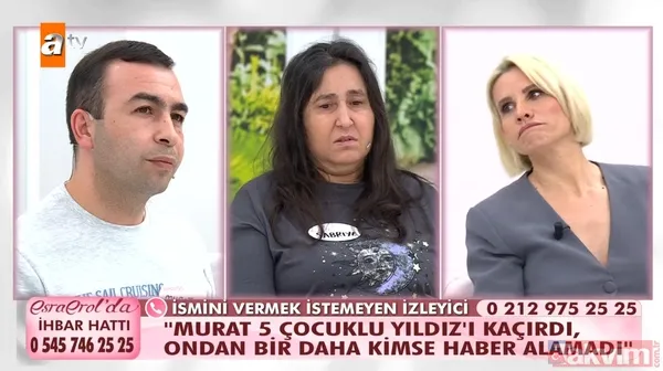 "Kıskandığım için yapmışımdır" | Esra Erol'da, Murat 5 çocuklu Yıldız'ı öldürdü mü? Sabriye kızını bulmak için katılmıştı ama... - 10
