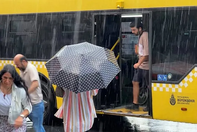 İstanbul’da yağış etkili oldu