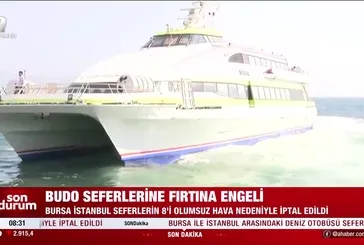 BUDO'da 8 sefer iptal edildi!