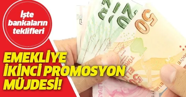 Emekliye ikinci promosyon müjdesi!