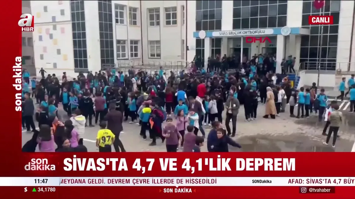 SON DAKİKA HABERİ: Sivas'ta 4.7 ve 4.1'lik çifte deprem!