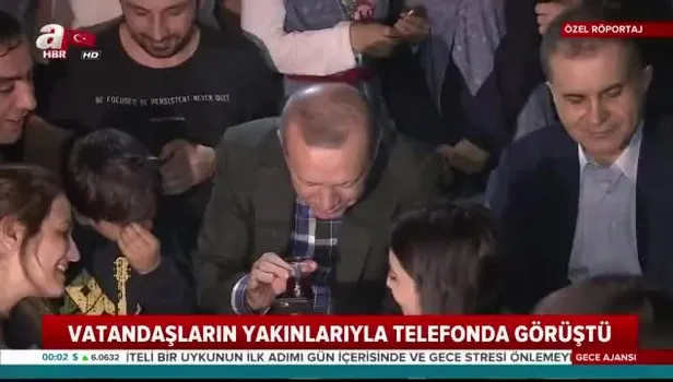 Başkan Recep Tayyip Erdoğan'dan sürpriz ziyaret! Vatandaşların yakınlarıyla telefonda görüştü