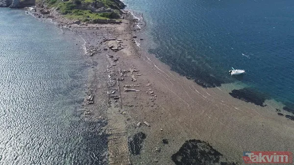 Deniz çekilince ortaya çıktı! Tam 3 bin 500 yıllık kral yolu - 8