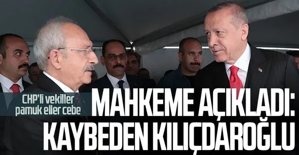 Son dakika: CHP lideri Kılıçdaroğlu Başkan Erdoğan’a tazminat cezası ödeyecek!