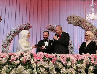Başkan Erdoğan, nikah şahidi oldu