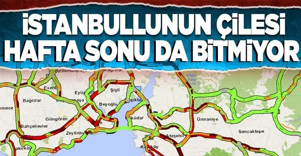 Son dakika: İstanbul’da vatandaşın trafik çilesi bitmiyor! Trafik yoğunluğu yüzde 67’ye çıktı