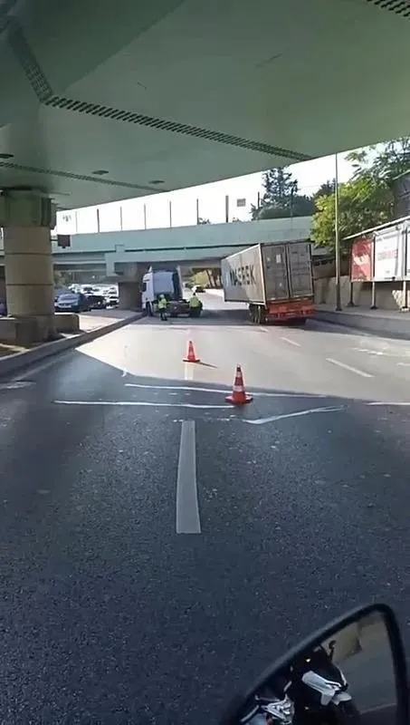 Tır dorsesinden ayrılmıştı (30 Ekim 2024)