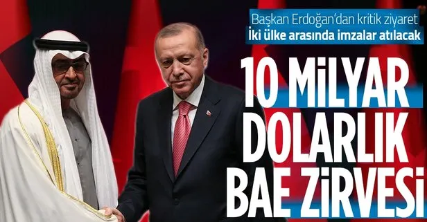 BAE Başkan Erdoğan’ı bekliyor!