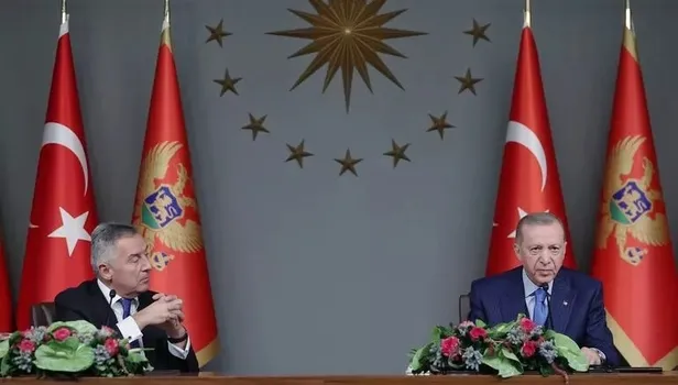 Cumhurbaşkanı Recep Tayyip Erdoğan, Karadağ Cumhurbaşkanı Milo Djukanovic ile basın toplantısı düzenledi
