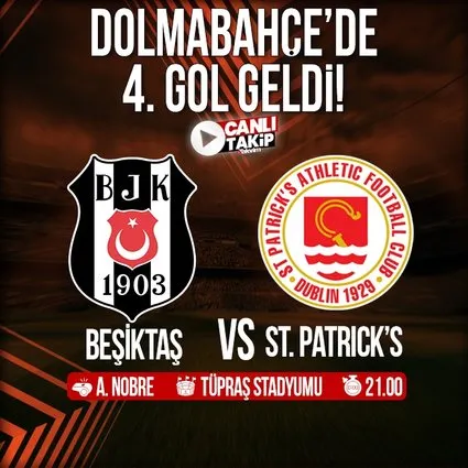 Beşiktaş - St. Patrick’s | CANLI