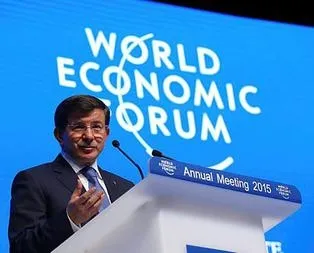 Davutoğlu Davos’ta konuştu