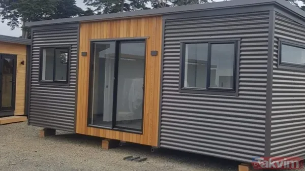 Deprem sonrası fırsatçılar Prefabrik ev fiyatlarını arttırınca vatandaş ona yöneldi! 95.000 TL'ye Tiny House hemen teslim 1+1 ev sahibi olabilirsiniz! - 4