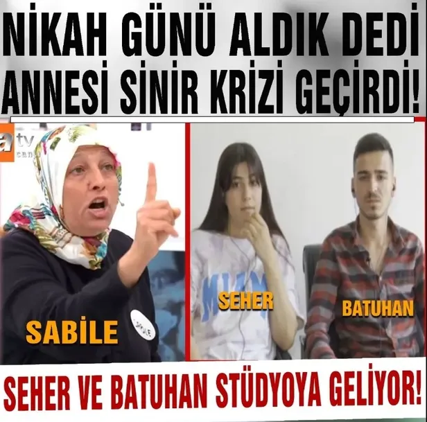 ESRA EROL SON BÖLÜM İZLE ATV LİNKİ 3 Haziran 2022 | Seher ile Batuhan 'nikah günü aldık' dedi anne canlı yayında sinir krizi geçirdi-1
