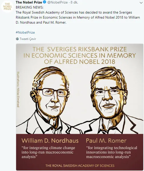 Nobel ekonomi ödülü sahibini buldu-1