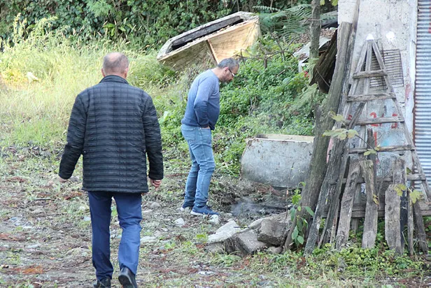 Rize'de yeraltından çıkan buhar büyük paniğe neden oldu!-2