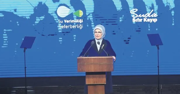 Cumhurbaşkanı Erdoğan’ın eşi Emine Erdoğan öncülüğünde Türkiye’de ‘Su Verimliliği Seferberliği’ başlatıldı