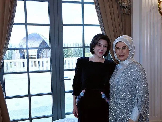 Emine Erdoğan Özbekistan Cumhurbaşkanı Mirziyoyev'in eşi ile görüştü-1