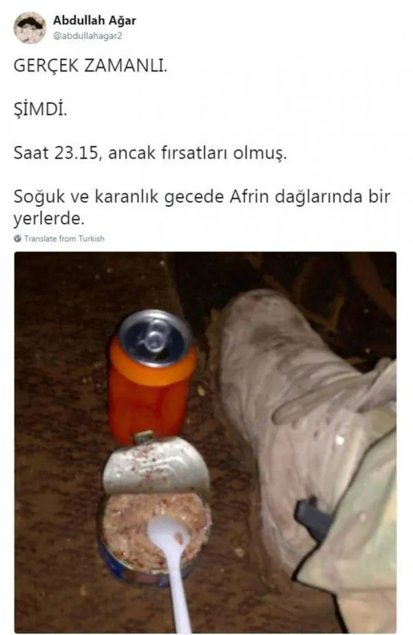 Afrin'den gelen fotoğraf çok konuşuluyor!-1