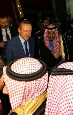 Cumhurbaşkanı Erdoğan Suudi Arabistan'da