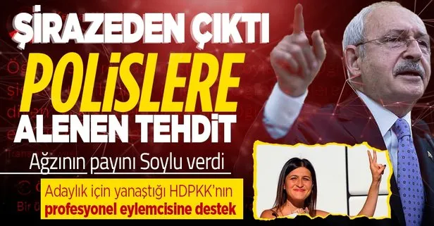 Siyasi fırsatçı Bay Kemal polisi tehdit etti: Sahip çıktığı kişi HDPKK’lı profesyonel eylemci çıktı