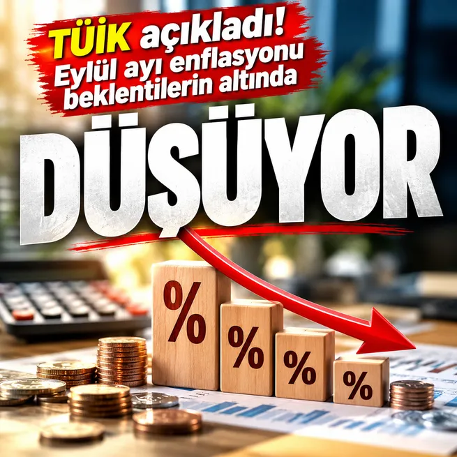 TÜİK eylül ayı enflasyon rakamlarını açıkladı! TÜFE beklentilerin altında kaldı: Aylık yüzde 1,84