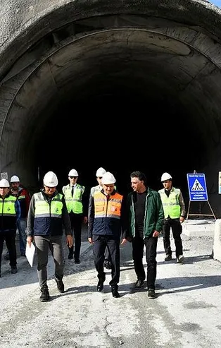 Avrupa’nın en uzunu olacak Zigana Tüneli’nin yüzde 60'ı tamamlandı