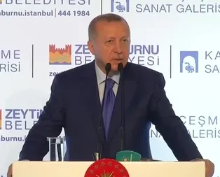 Başkan Erdoğan Selahattin Kara Resim Sergisinin açılışına katıldı