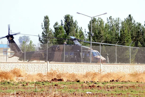 Son dakika: Suriye sınırında helikopter hareketliliği-2