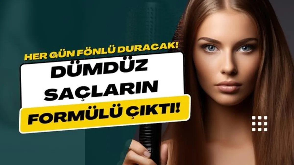 Kuaförden çıkmış bomba gibi saçlar için... Her gün fönlü saçlar için bunu yapmak yeterli!