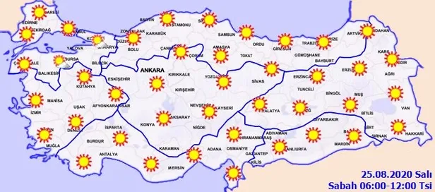HAVA DURUMU | Hava sıcaklıkları yükseliyor | 25 Ağustos İstanbul'da hava nasıl olacak?-2
