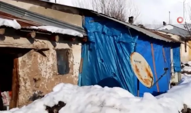 Yer: Muş... Vatandaşlardan soğuklara karşı brandalı çözüm-5