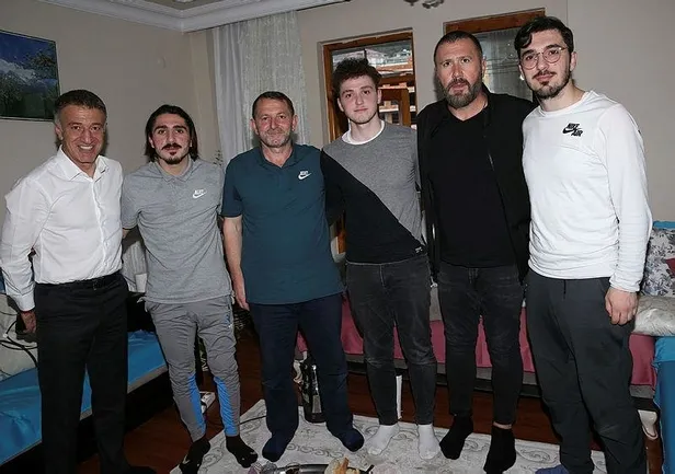 Trabzonspor Başkanı Ahmet Ağaoğlu'ndan Abdülkadir Ömür'e ziyaret-1