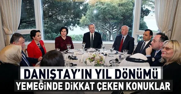 Cumhurbaşkanı Erdoğan, Danıştayın yemeğine katıldı