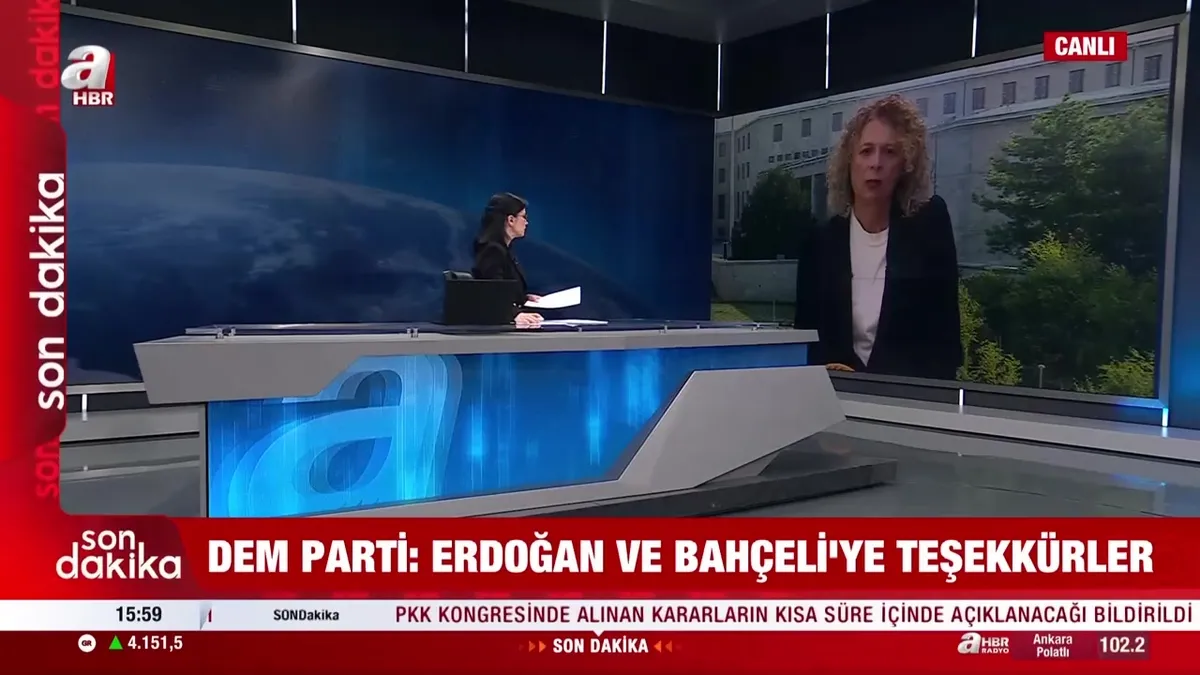 DEM Parti: Erdoğan ve Bahçeli'ye teşekkürler