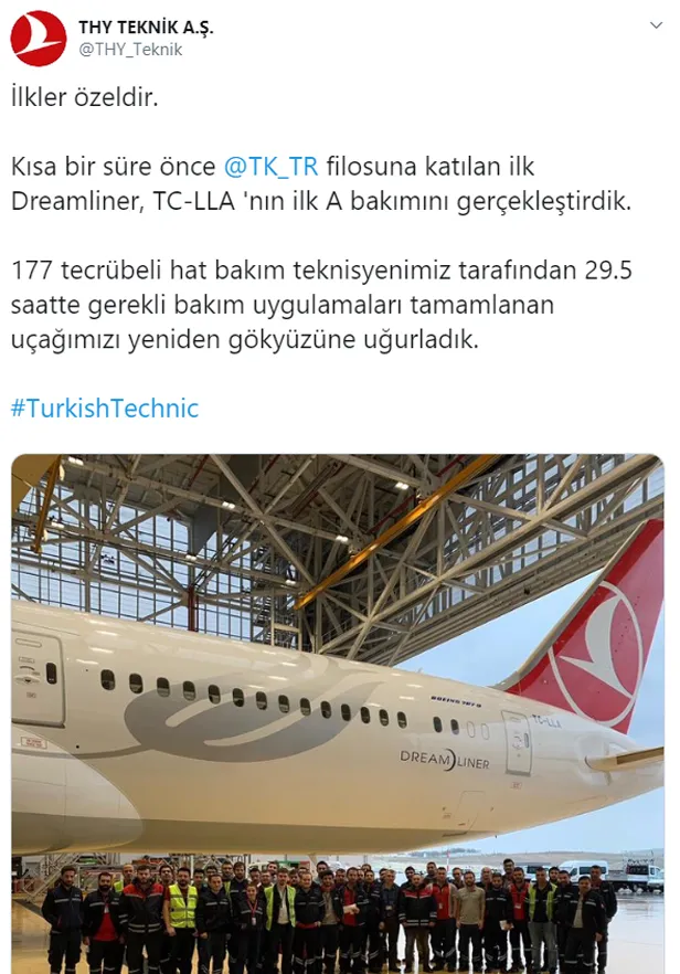 THY'nin rüya uçağının bakımı 29 saat sürdü!-1