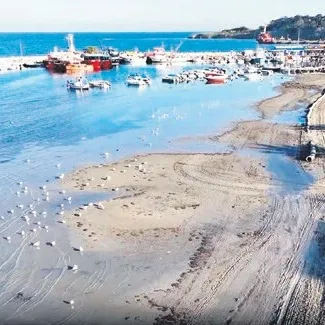 Deniz 20 metre çekildi