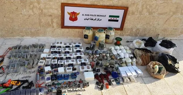 Son dakika: Jandarma ve MİT'ten ortak operasyon! Suriye Bab'da 1 ton patlayıcı ele geçirildi