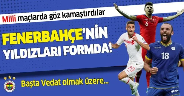 Fenerbahçeli milli futbolcular performanslarıyla alkış aldı