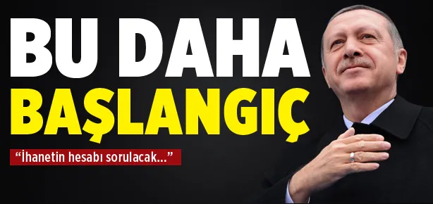 Başbakan: Devlet içinde devlet olmaz!