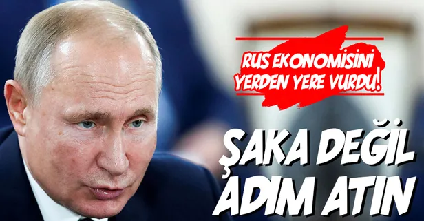 Son dakika: Putin Rusya ekonomisini yerden yere vurdu!