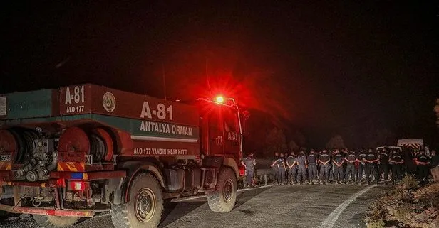 Antalya Manavgat’ta yangının yayılması nedeniyle bir mahalle daha tahliye edildi