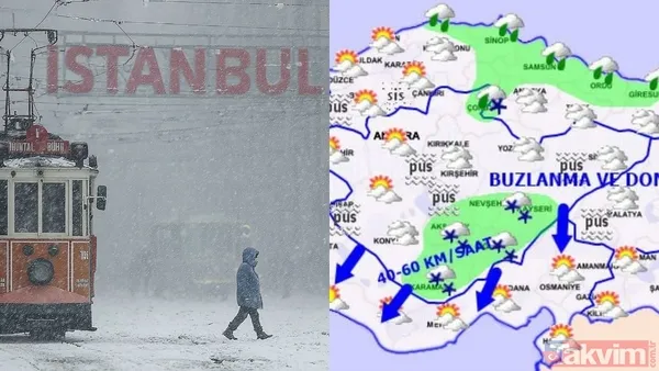 İstanbul'a ilk kar sistemi geliyor: 2'li dalga yola çıktı! 31 Aralık detayına dikkat - 1