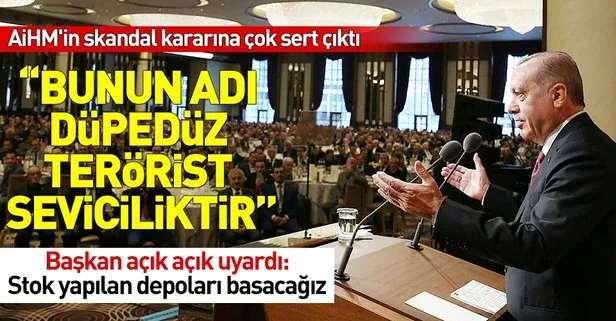 Başkan Erdoğan Külliye’de muhtarlar buluşmasında konuştu