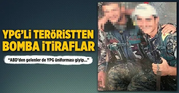 ABDden gelenler de YPG üniforması giyip keleş taşıyorlardı