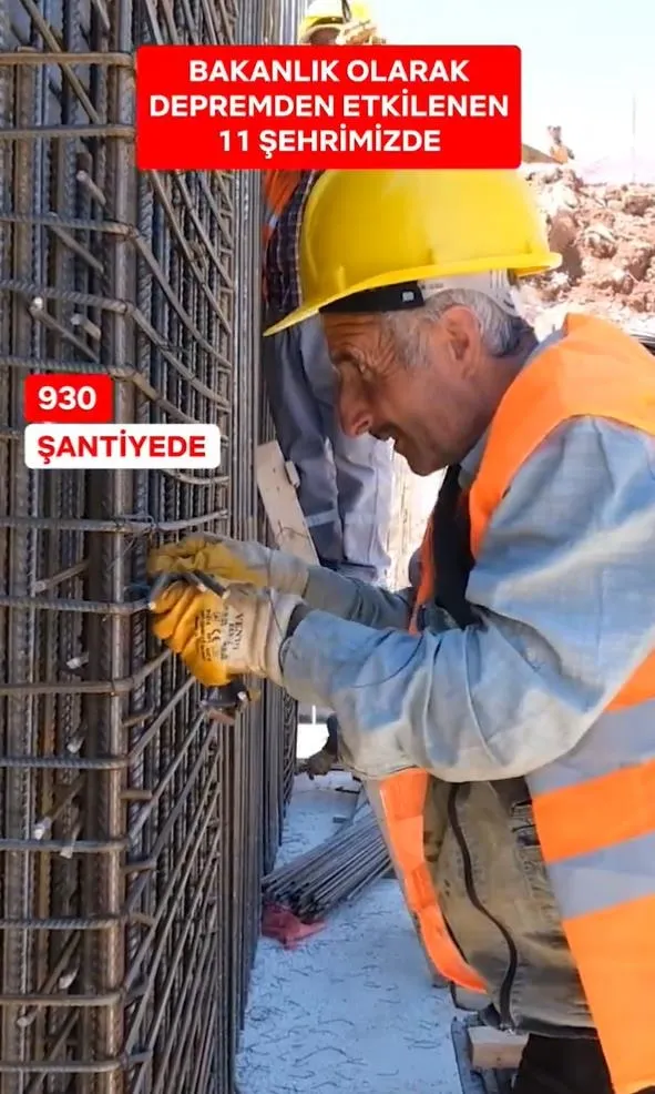 Deprem konutlarında 7 gün 24 saat mesai: 930 şantiye 307 bin konutun yapımı sürüyor-4