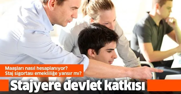 stajyerlere devlet katkisi stajyer