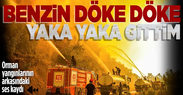 Orman yangınlarının arkasındaki ses kaydı