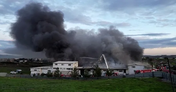 Tuzla'da yangın alarmı! Kauçuk fabrikasından dumanlar yükseldi