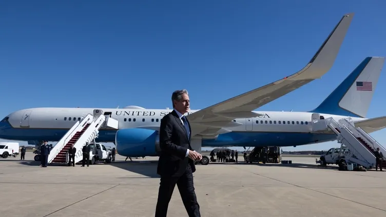 ABD Dışişleri Bakanı Blinken yola çıktı!