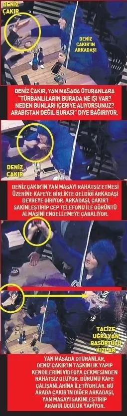 Deniz Çakır'ın başörtülü kadınlara sözlü tacizde bulunduğu görüntüler ortaya çıktı-3